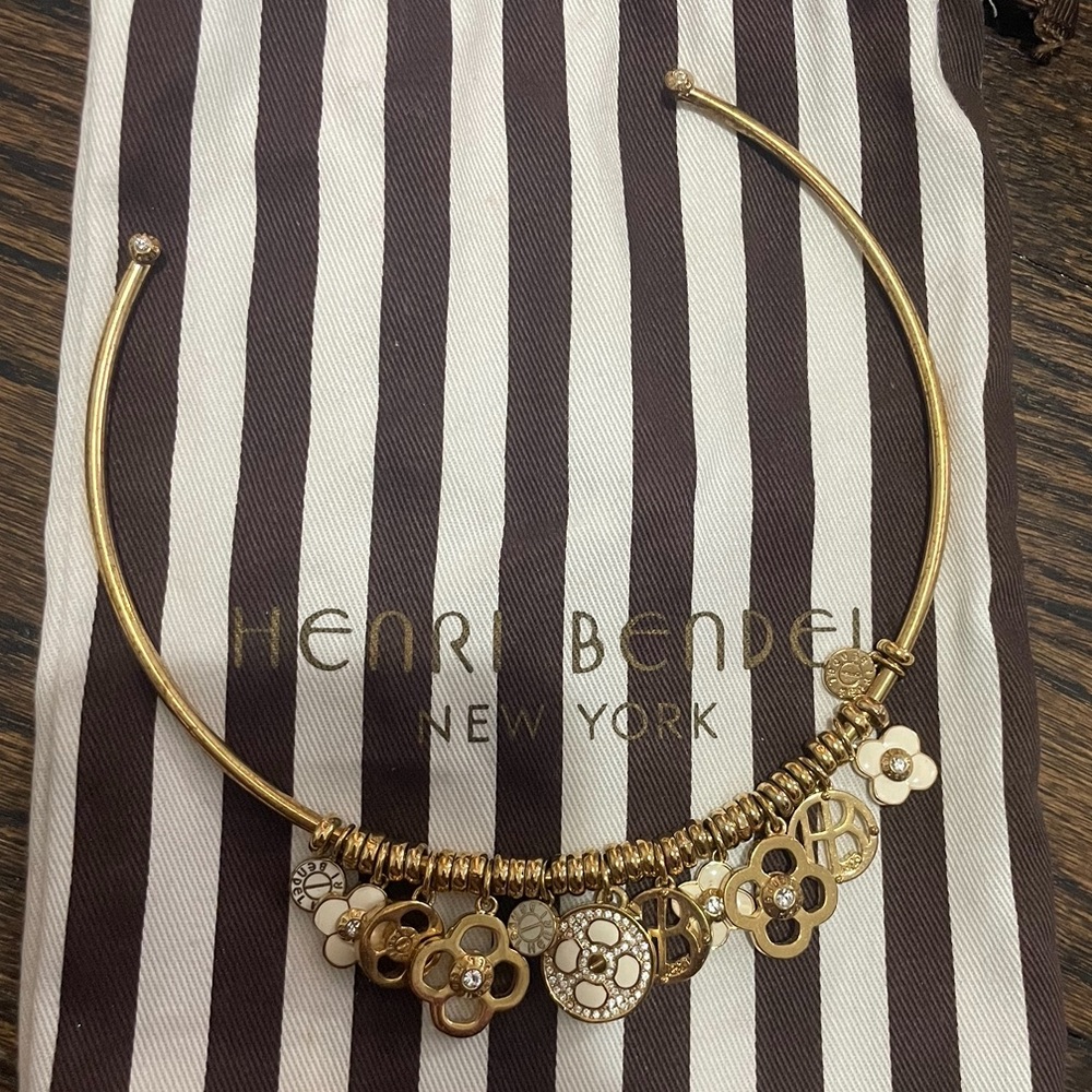Henri Bendel choker charm necklace
